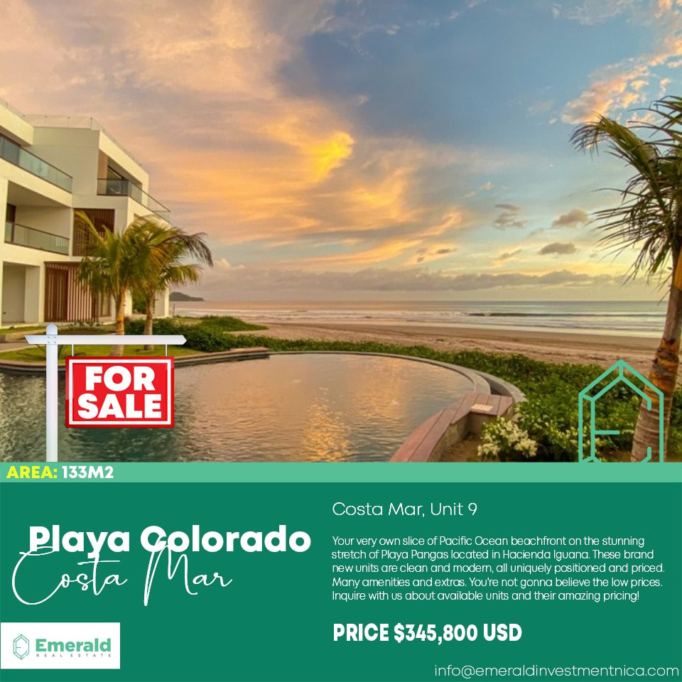 beachfront Colorados Nicaragua real estate